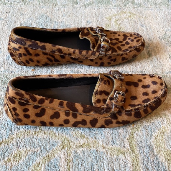 Preloved Prada Leopard Loafers, 38.5 - Picture 4 of 9